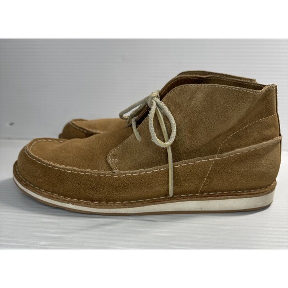Ariat Women’s Cruiser Lace Up Booties Chukka Mocassin Suede Dirty Taupe Sz 10B - Picture 3 of 13